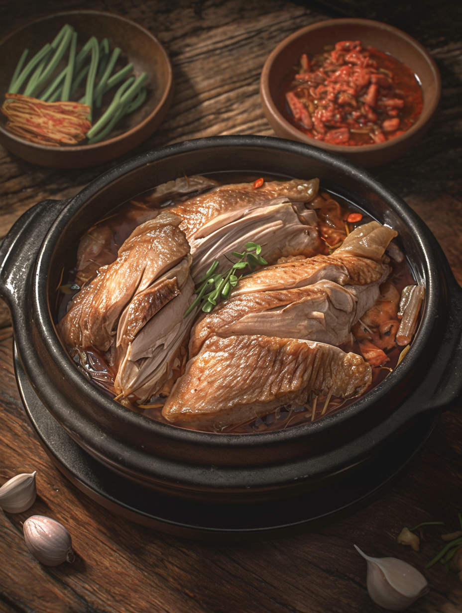 삼계탕 일러스트