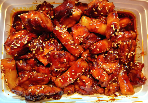  <지코바 치킨> 숯붗양념구이 솔직후기 (보통맛)