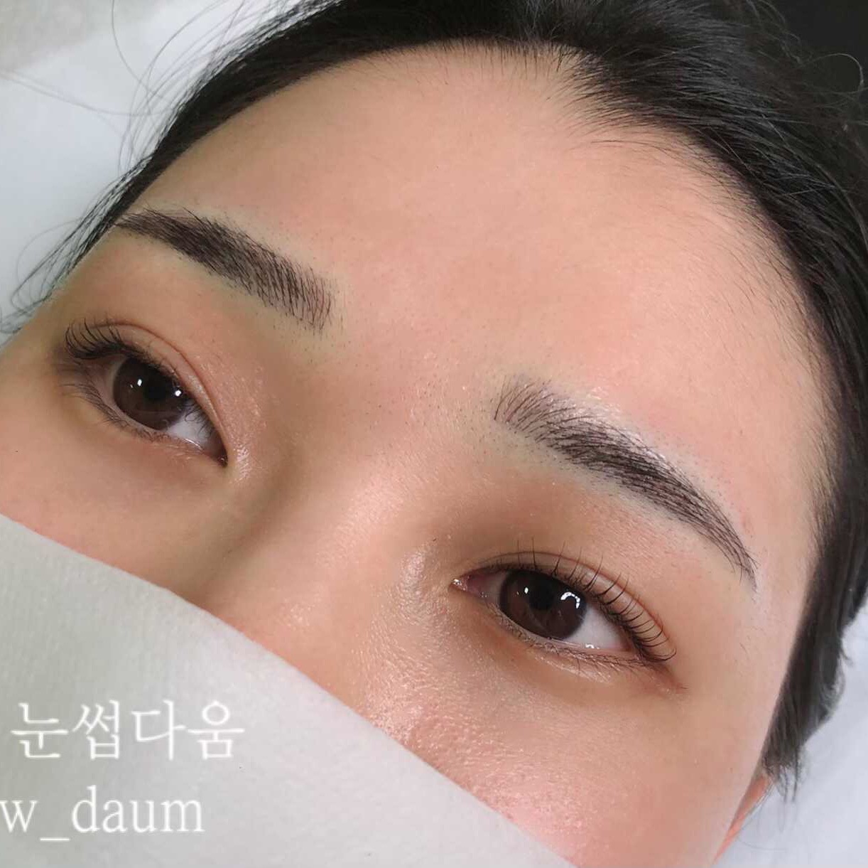  광주 반영구눈썹문신 받고 화장시간이 줄었어요