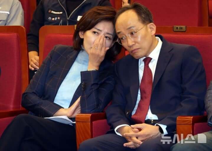 윤석열 계엄 추경호 나경원 통화