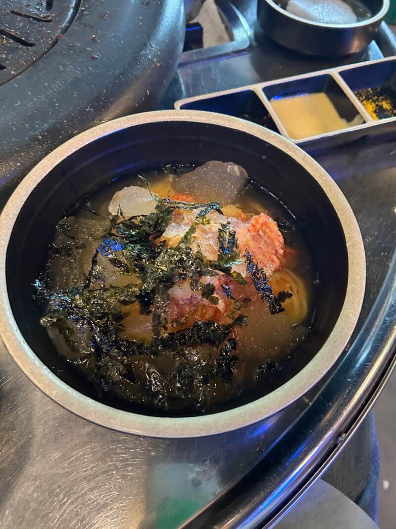 김치말이국수