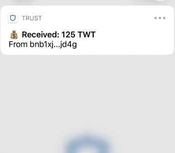  [트러스트월렛] 신규가입하고 $50 이상 구매시 125TWT 즉시 지급 (Trust Wallet)