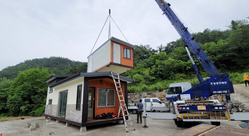 이동식 주택 모듈러 주택 소형 주택농막 모듈로 제작한 8