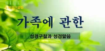 가족과 함께 읽으면 좋은 성경구절 10선_3