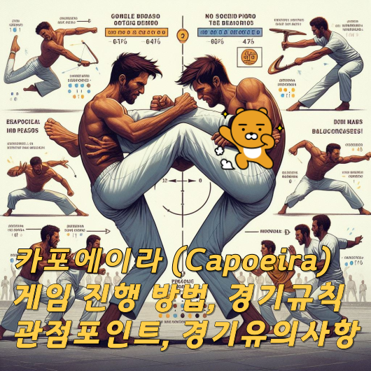 카포에이라 (Capoeira) 게임 진행 방법&#44; 경기규칙&#44; 관점포인트&#44; 경기유의사항