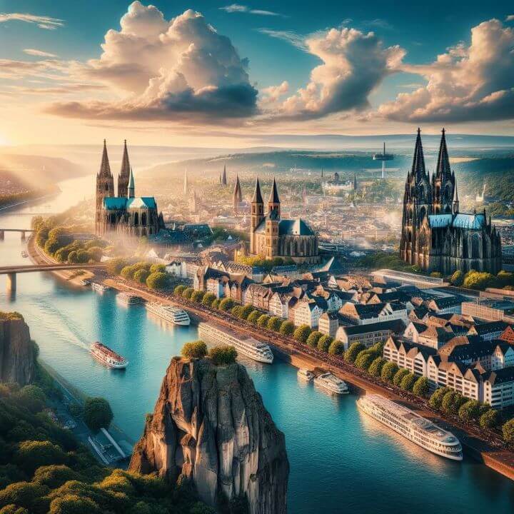 독일 여행 준비물 및 best 음식,여행지 추천 - 2. 독일 여행지 추천 - 2.3 라인 강 유역 (Rhine Valley) 독일 여행 준비물