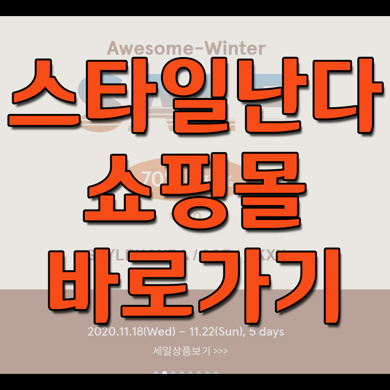  스타일난다 세일 쇼핑몰 바로가기