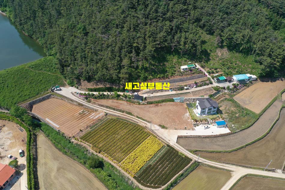  매매완료 경남고성부동산 앞이 탁트여 좋고 조용해서 좋은 전원주택지