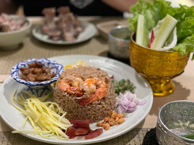 나트랑 쌈러 태국 음식 맛집 메뉴 새우 볶음밥