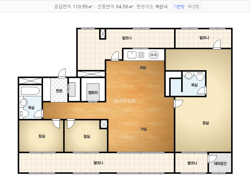 힐스테이트-광교중앙역-퍼스트-84타입-기본형