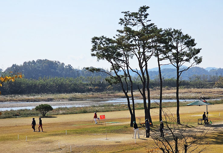 경상북도 예천군 한천파크골프장 소개