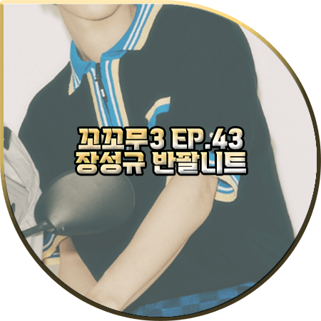  꼬꼬무3 43회 장성규 반팔니트 :: 마크엠 카라 스트라이프 반팔 니트 : 장성규 패션