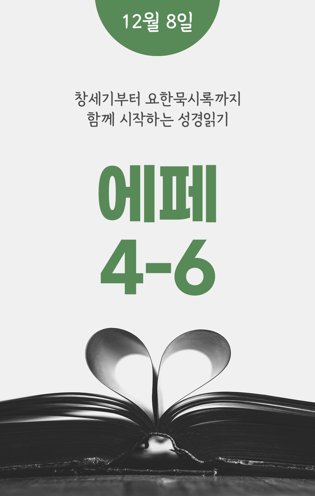 12월 8일 성경읽기표