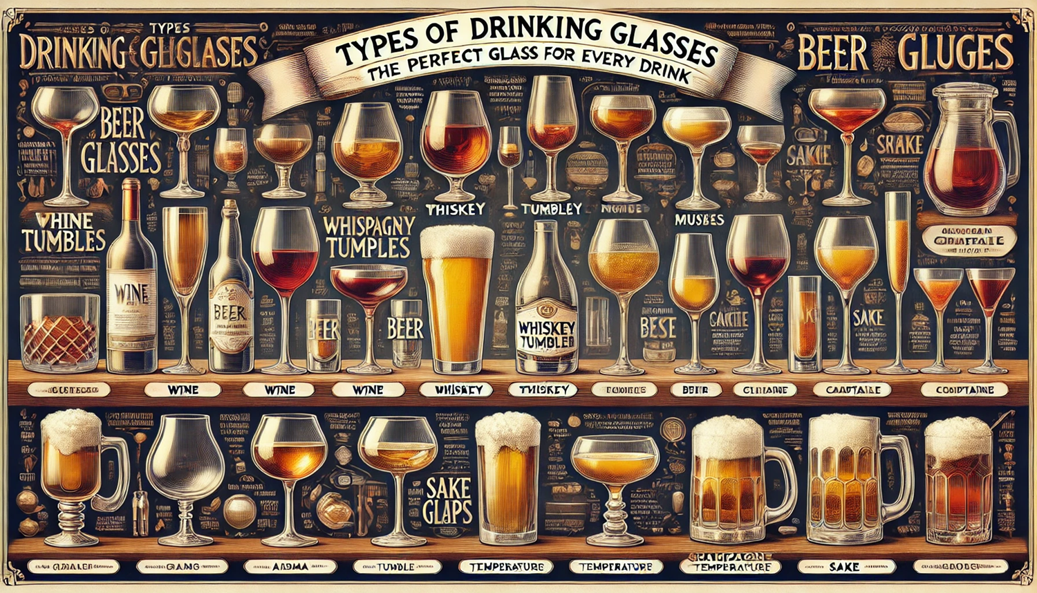 같은 술인데 맛이 다르다고? 잔의 형태가 주는 미묘한 차이