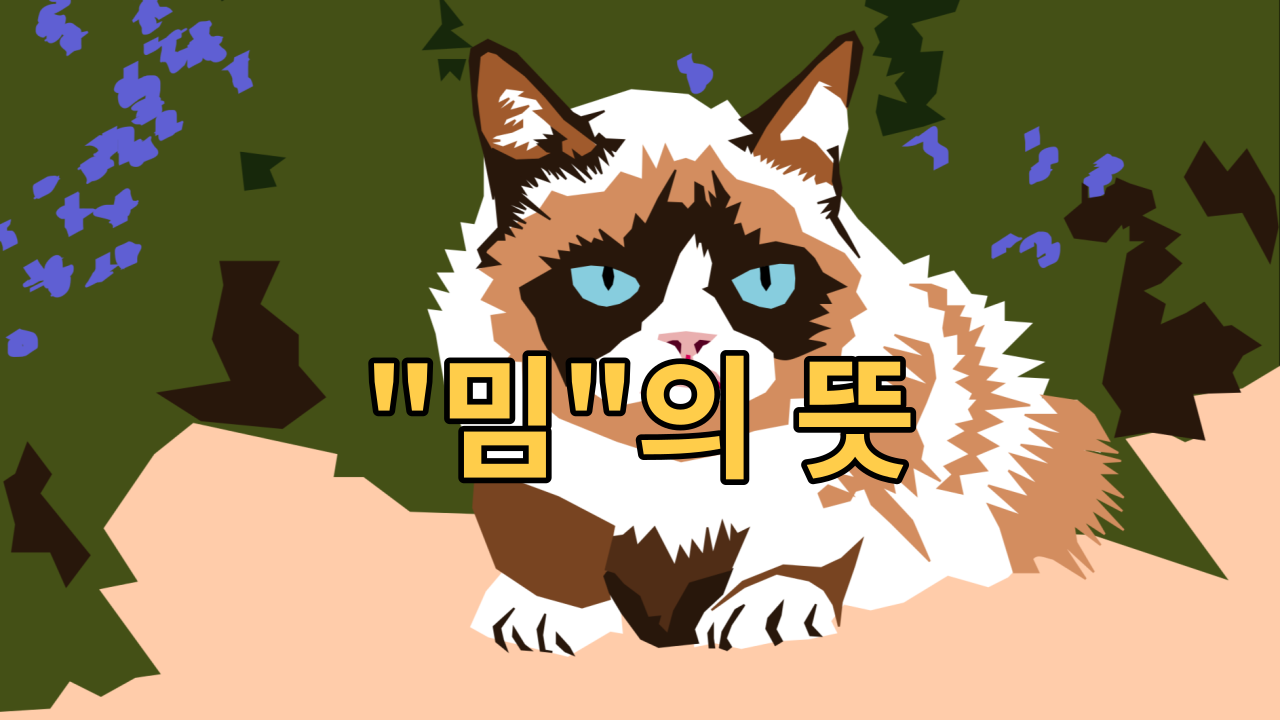  "밈"의 뜻