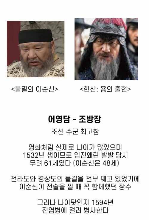  이순신 외 조선수군 리즈 총집합