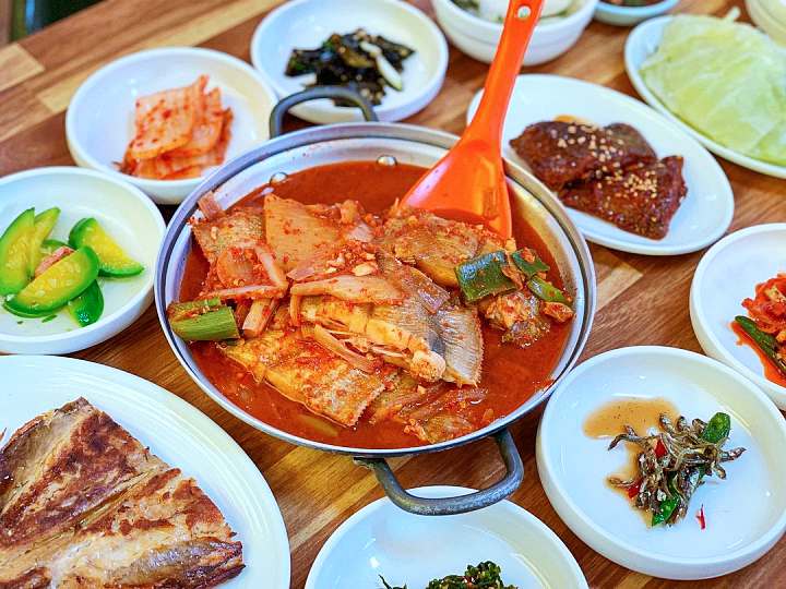 6시내고향 울산 방어진 가자미찌개 말린 반 건조 가자미 파는 곳 물회 가자미 찌개 맛집 오늘 방송 추천