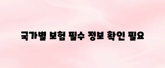 해외 유학생 보험, 나라별 필수 가입 정보 총정리 [2025년 최신]