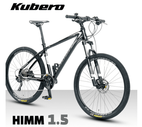 쿠베로 HIMM1.5 MTB 자전거, 블랙/완전조립