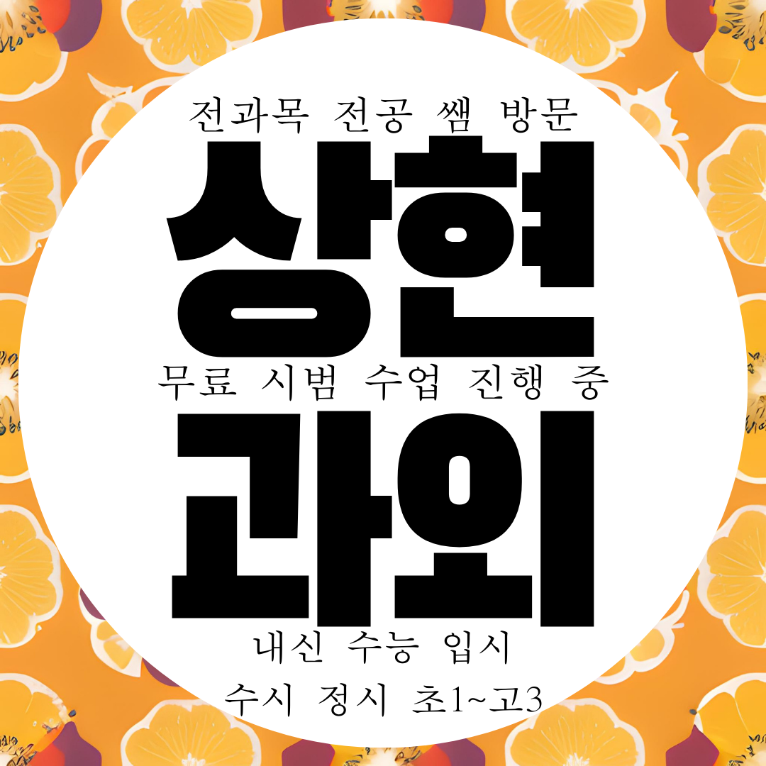  수지 상현동 영수 과외 국영수 전과목 국어 과학 물리 화학 과외