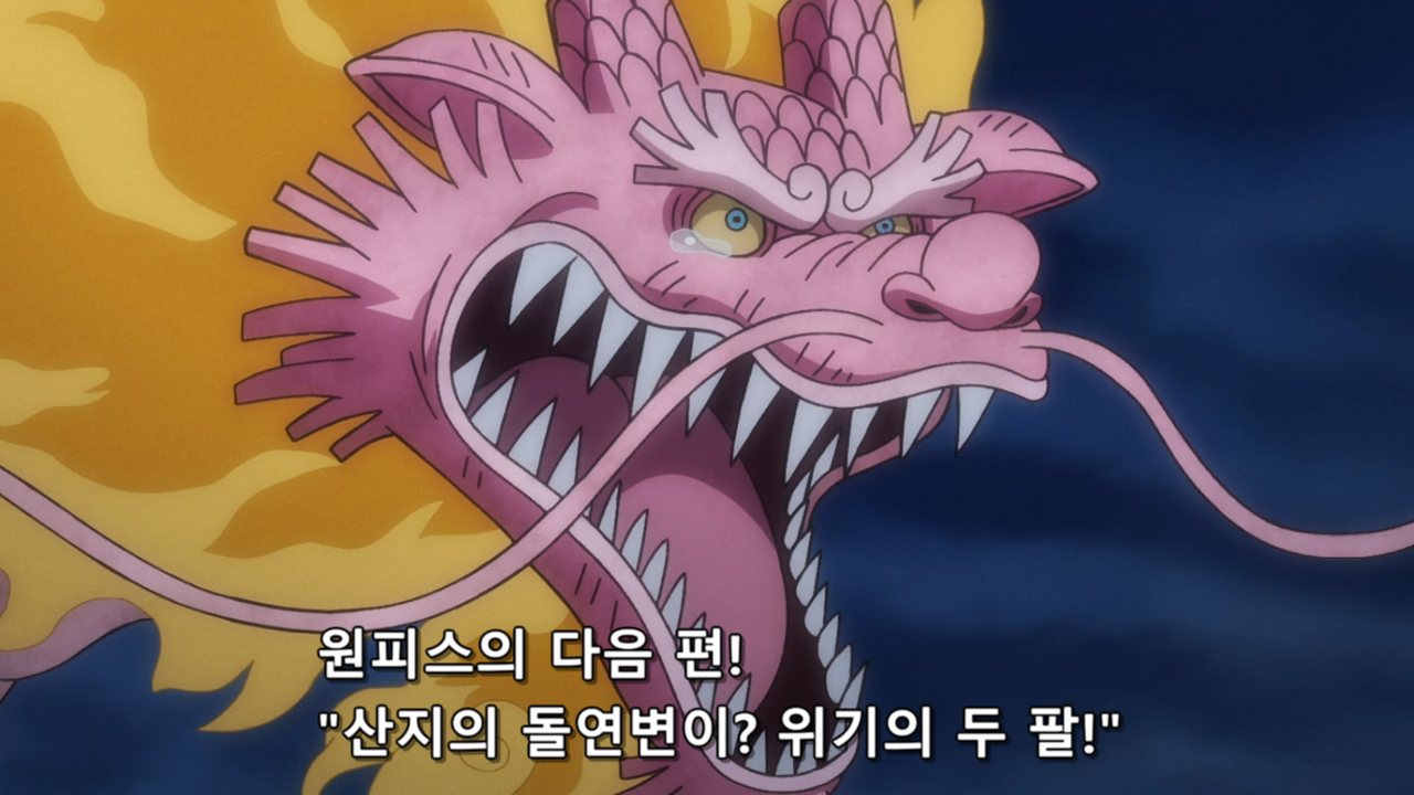 원피스 1052화 애니 자막 리뷰 32