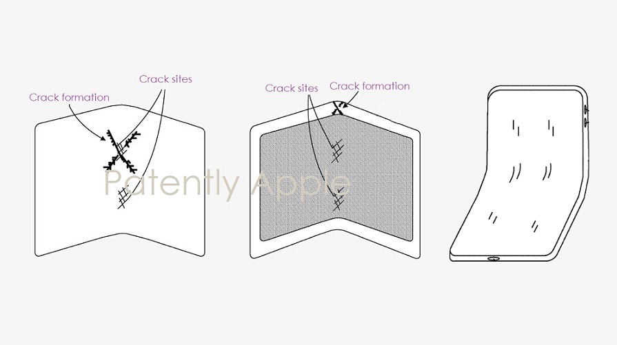 Apple 균열 방지 폴더블 디스플레이에 대한 특허