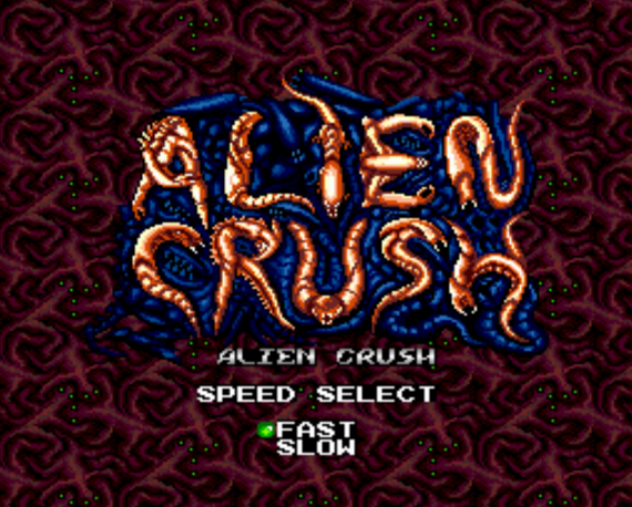  エイリアンクラッシュ (PC 엔진 - PCE - PC-Engine - PCエンジン) 롬파일 다운로드