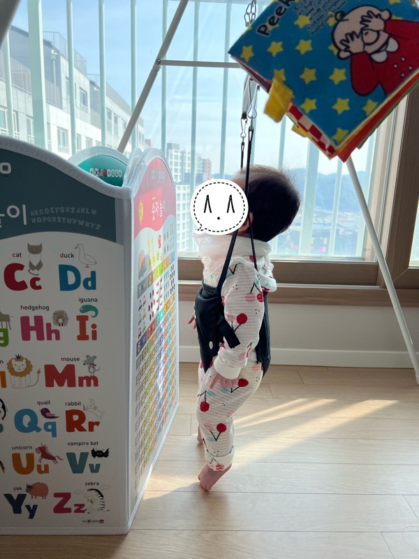  D+174, 졸리점퍼는 모든 아기들이 잘 타는줄 알았다
