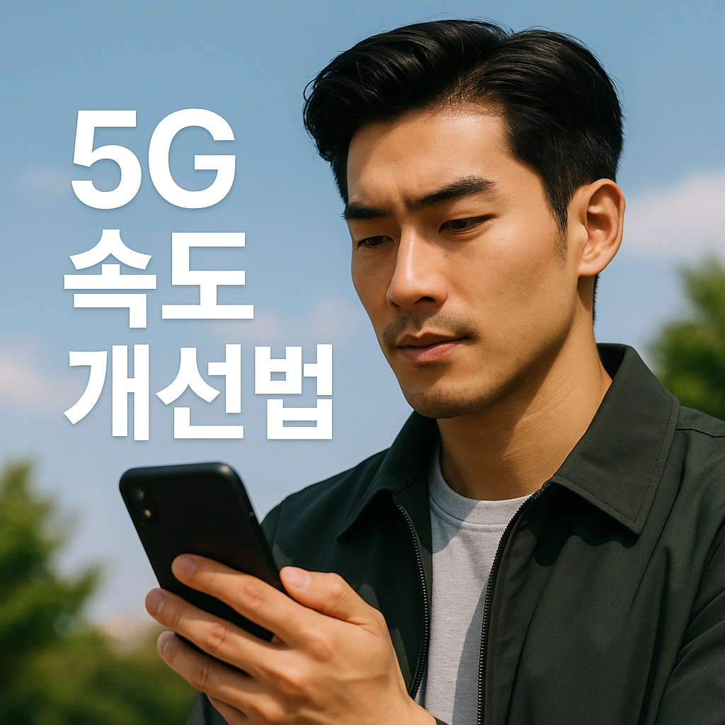 5G 속도 느릴 때 해결법