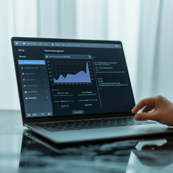 노트북 bios 발열 설정 이미지
