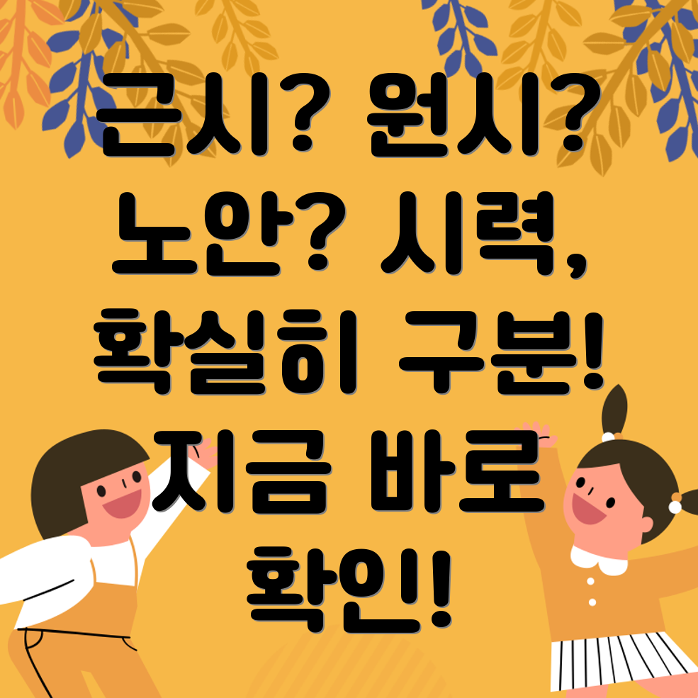 시력 문제