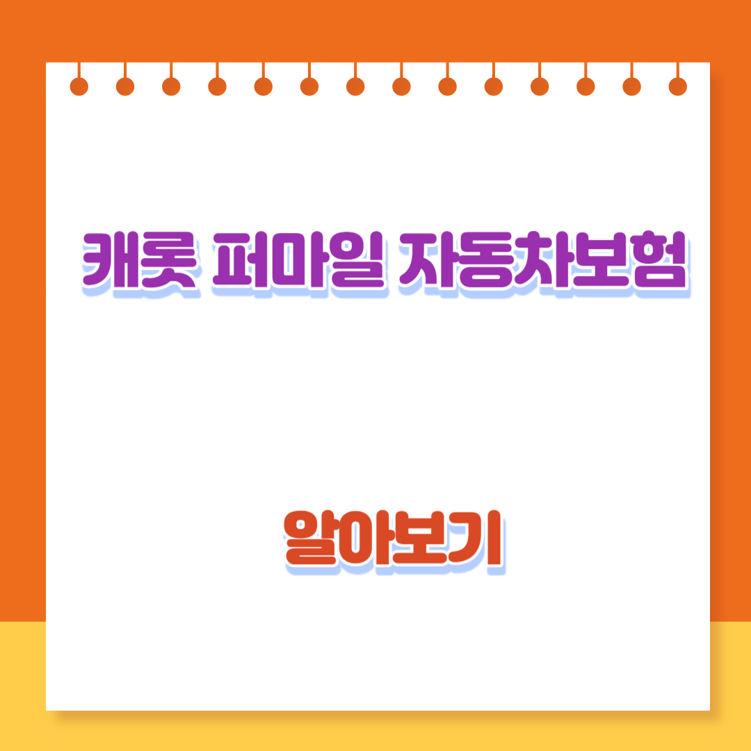  캐롯 퍼마일 자동차보험 광고모델, 고객센터, 싼 케롯자동차보험