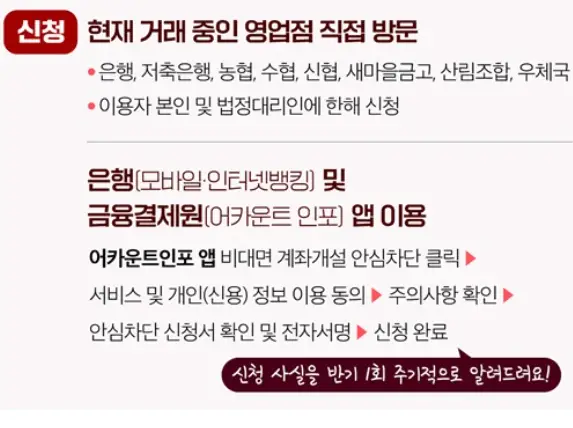 비대면-계좌개설-안심차단-신청방법