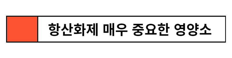 항산화제섭취