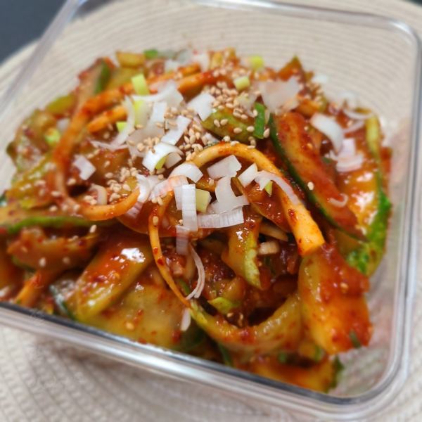  도라지오이무침 맛있게 만드는 법 (도라지 쓴맛 제거)