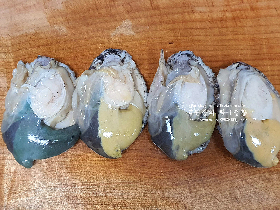 손질 하는법 활전복 보관 방법 전복회 손질 전복 내장 8