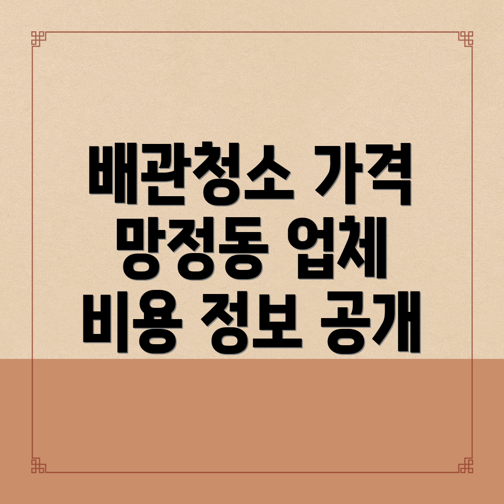 배관청소 비용