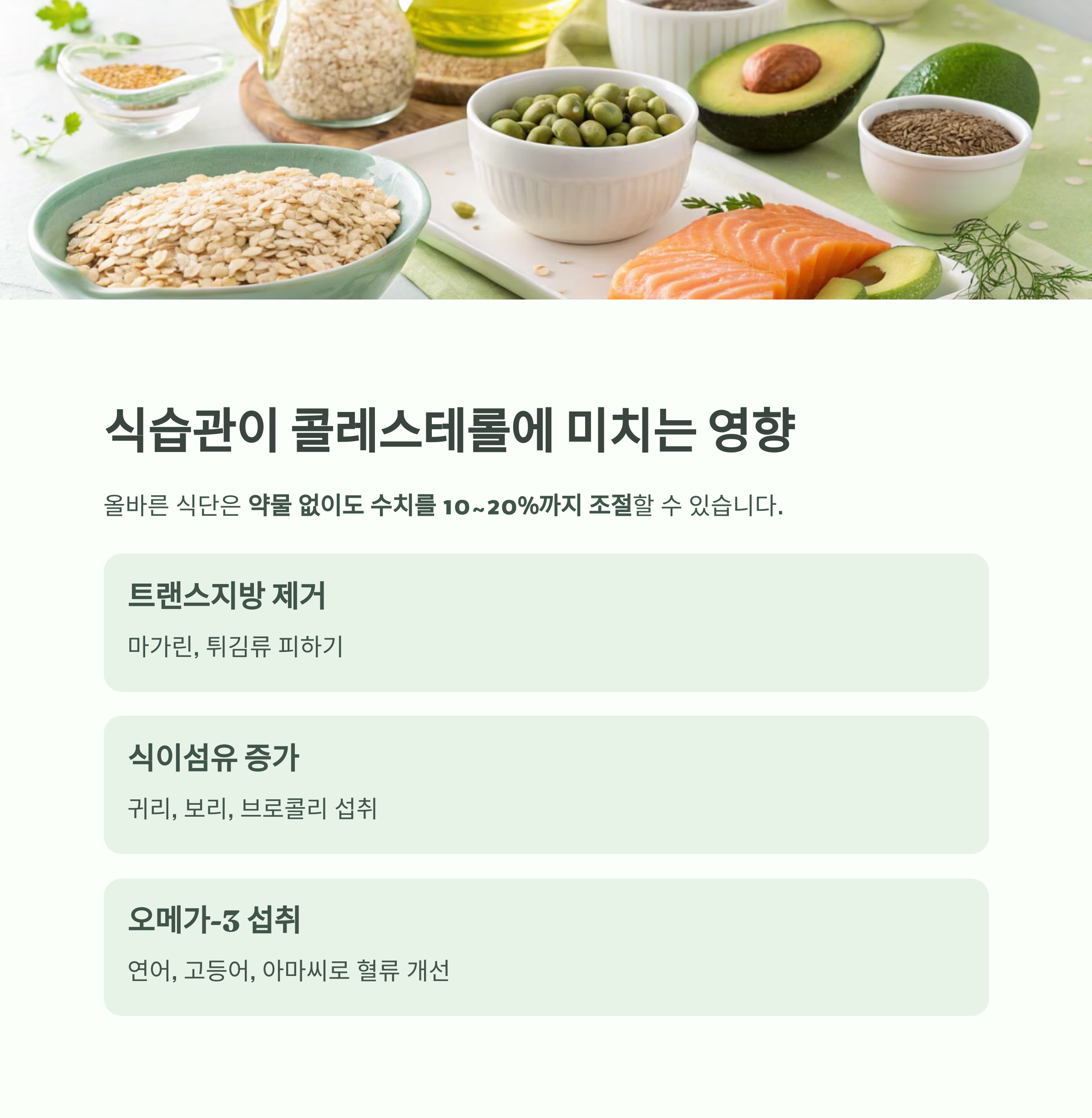 식습관으로 낮추는 콜레스테롤, 약 없이 가능한 건강 전략 - 약을 먹기 전, 식탁부터 바꾸면 콜레스테롤도 바뀝니다 - 식습관이 콜레스테롤 수치에 미치는 영향 식습관으로 낮추는 콜레스테롤, 약 없이 가능한 건강 전략 - 약을 먹기 전, 식탁부터 바꾸면 콜레스테롤도 바뀝니다 - 식습관이 콜레스테롤 수치에 미치는 영향