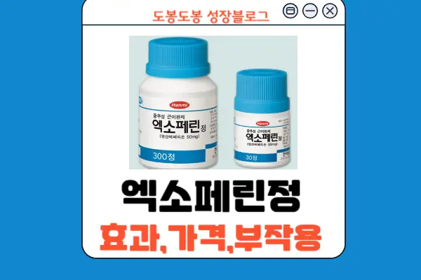 엑소페린정 안내 이미지