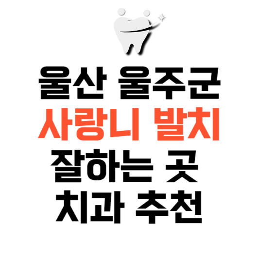 울산 울주군 사랑니 치과 발치 잘하는 곳 추천 매복 ❘ 가격 ❘ 비용