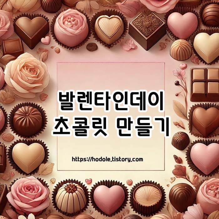발렌타인데이 초콜릿 만들기