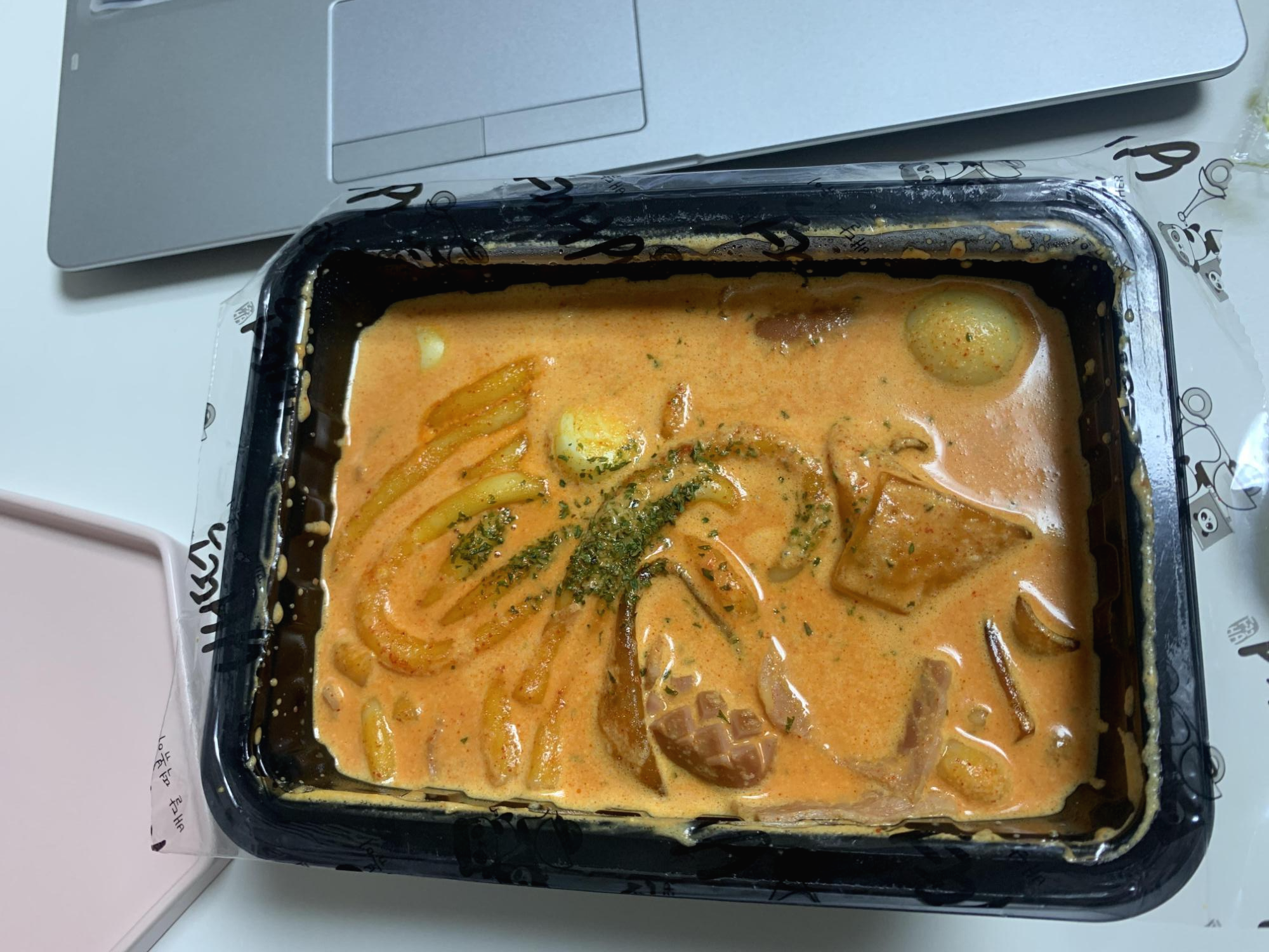  배떡 로제떡볶이 핵꿀맛인정