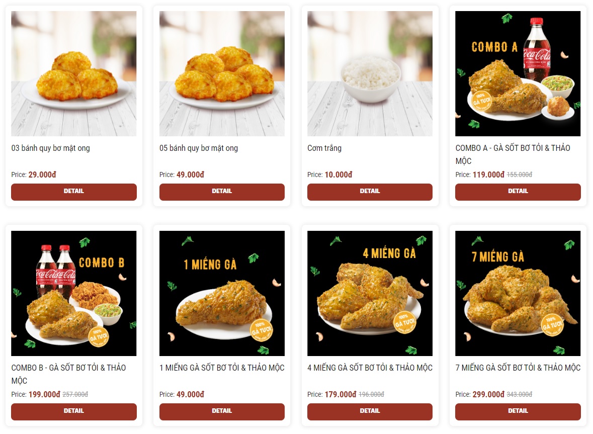 치킨 전문 프랜차이즈 TEXAS CHICKEN 메뉴(2)