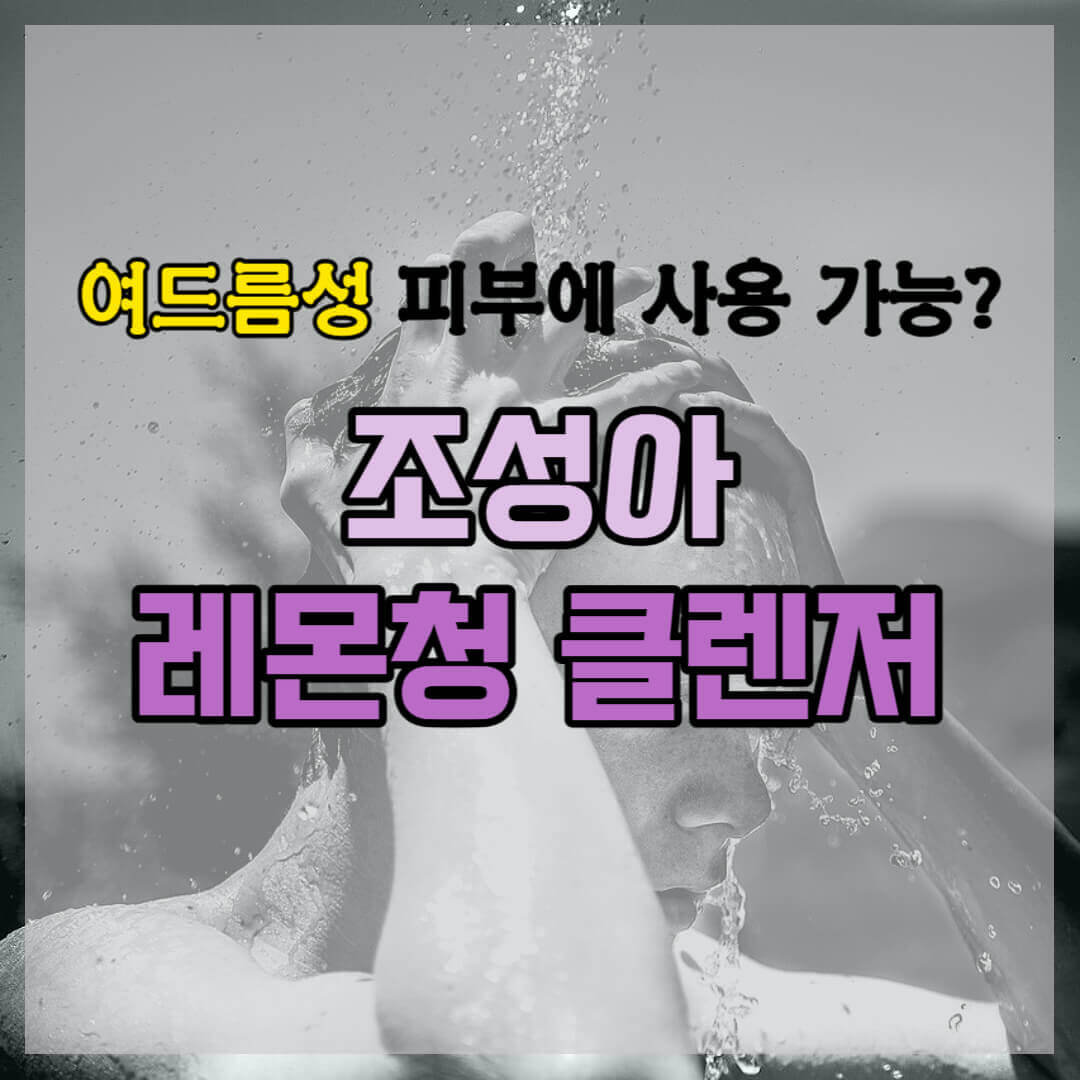 조성아 레몬청 클렌저 썸네일