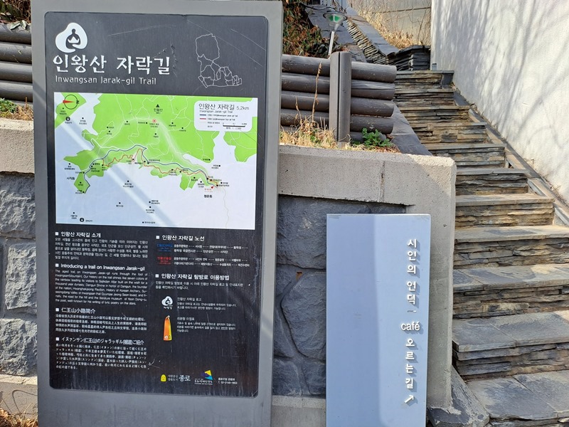시인의 언덕 - 계단