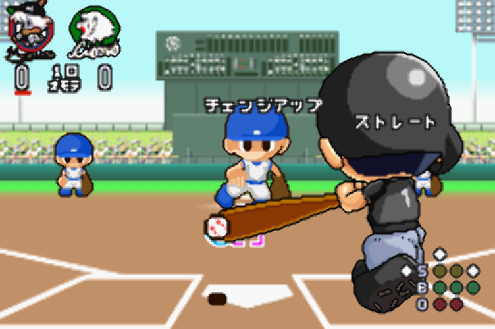  나우 프로덕션 - 가친코 프로야구 (ガチンコプロ野球 - Gachinko Pro Yakyuu) GBA - SLG (시뮬레이션)