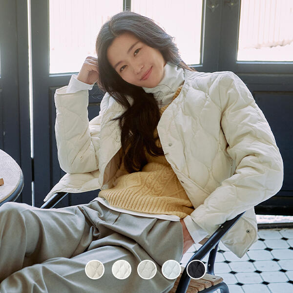 지오다노 퀼팅 경량 다운자켓 05371907