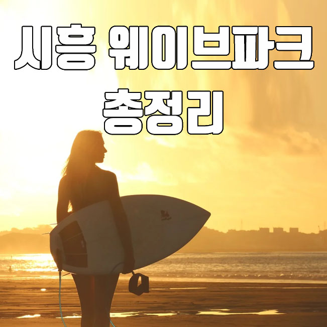  시화 MTV, 시흥 웨이브파크 (인공서핑장) 예약방법 및 이용요금