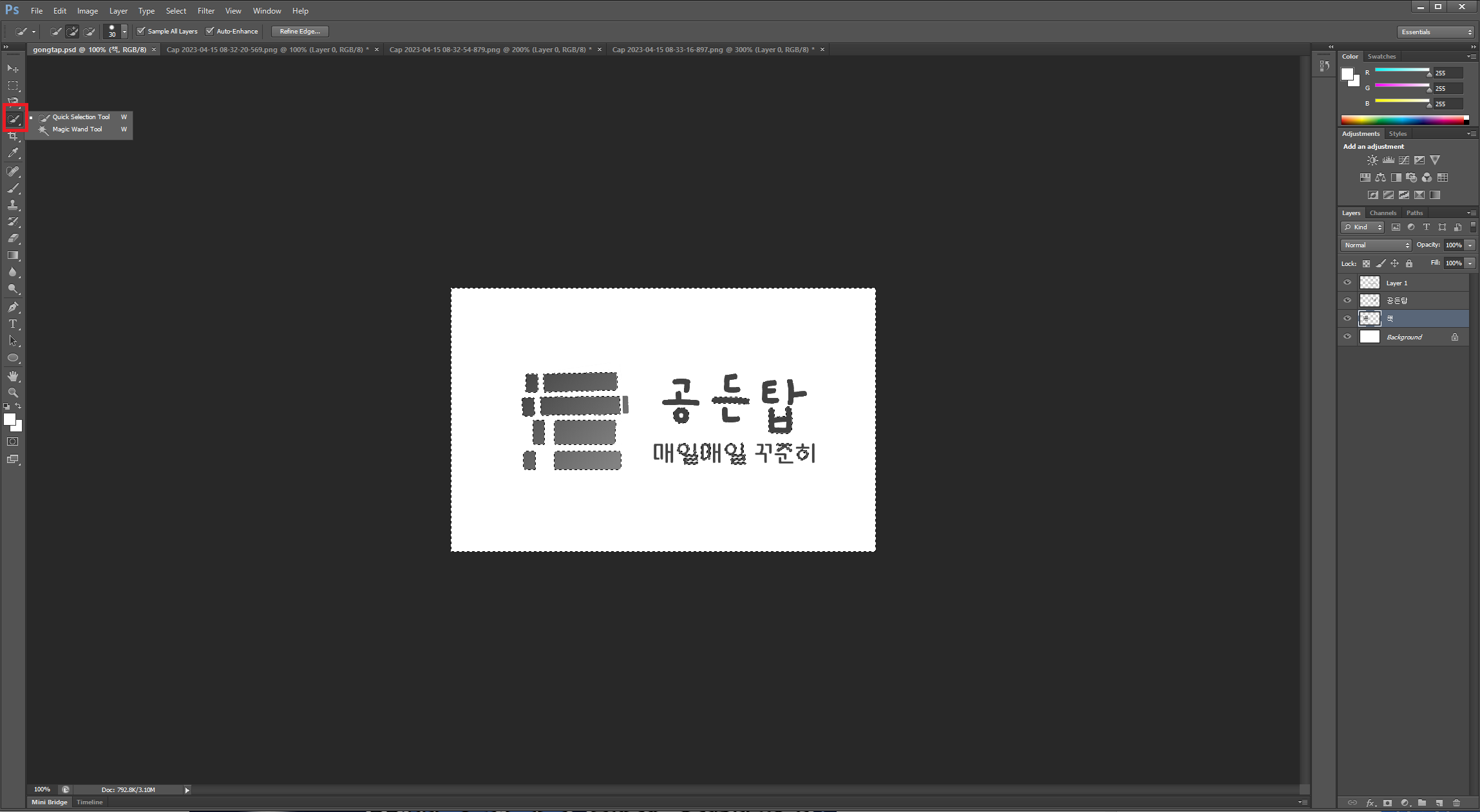 빠른 선택 도구-1