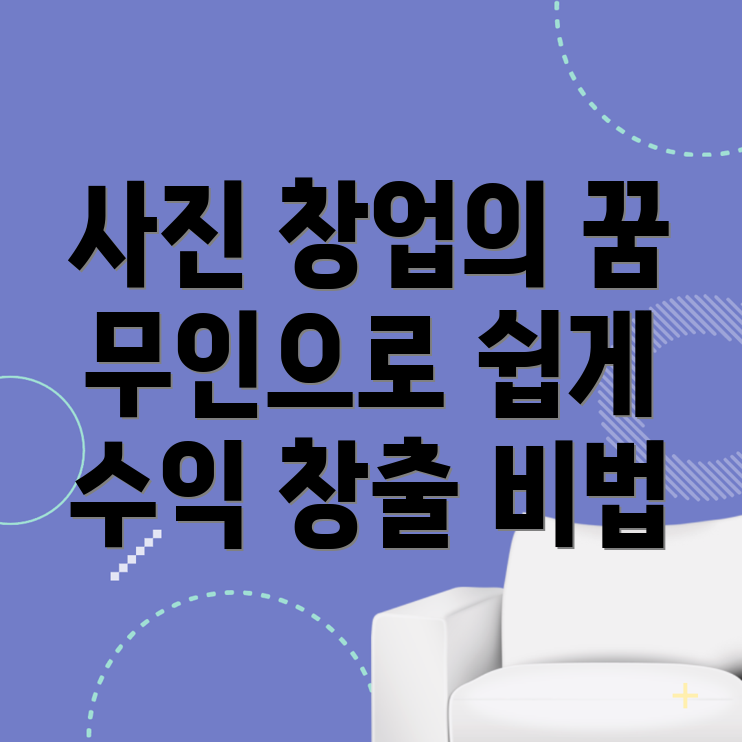 무인 사진인화기 창업
